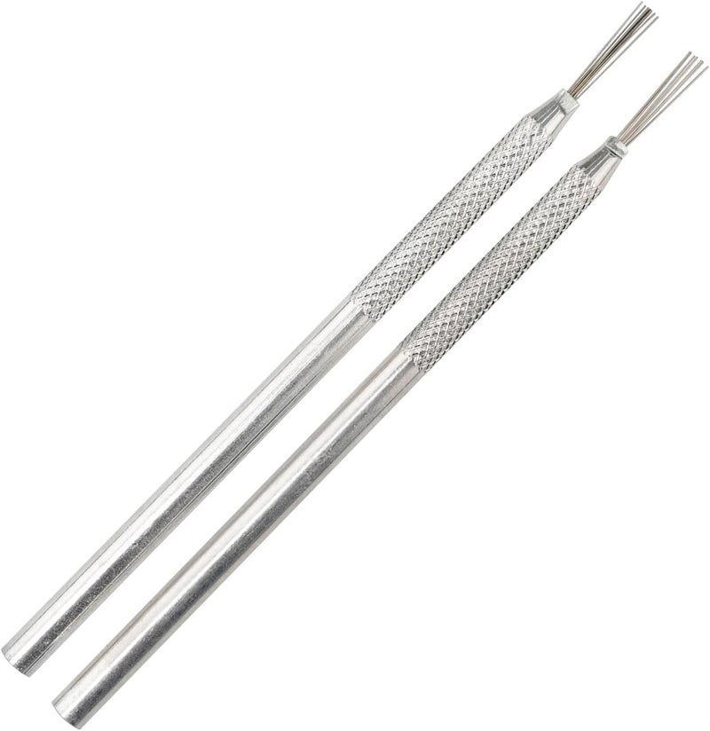 HSYMQ 2Pack Clay Needle Tools, Wire Feather Texture Tool for Ceramic Polymer Pottery Clay Sculpting, Texturing, Modeling - Image 1